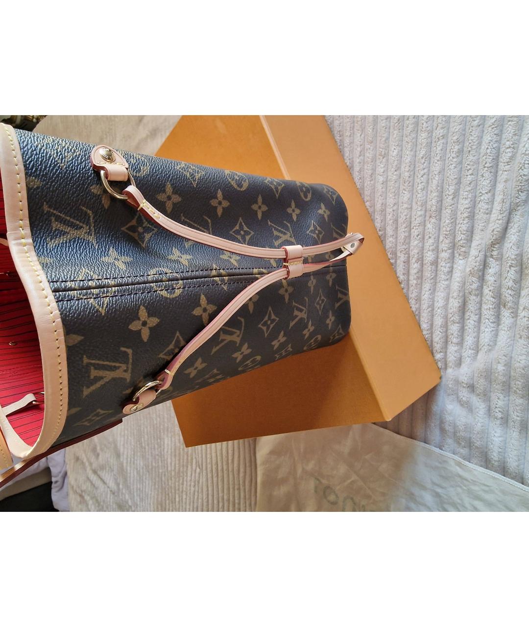 LOUIS VUITTON Коричневая сумка через плечо, фото 3