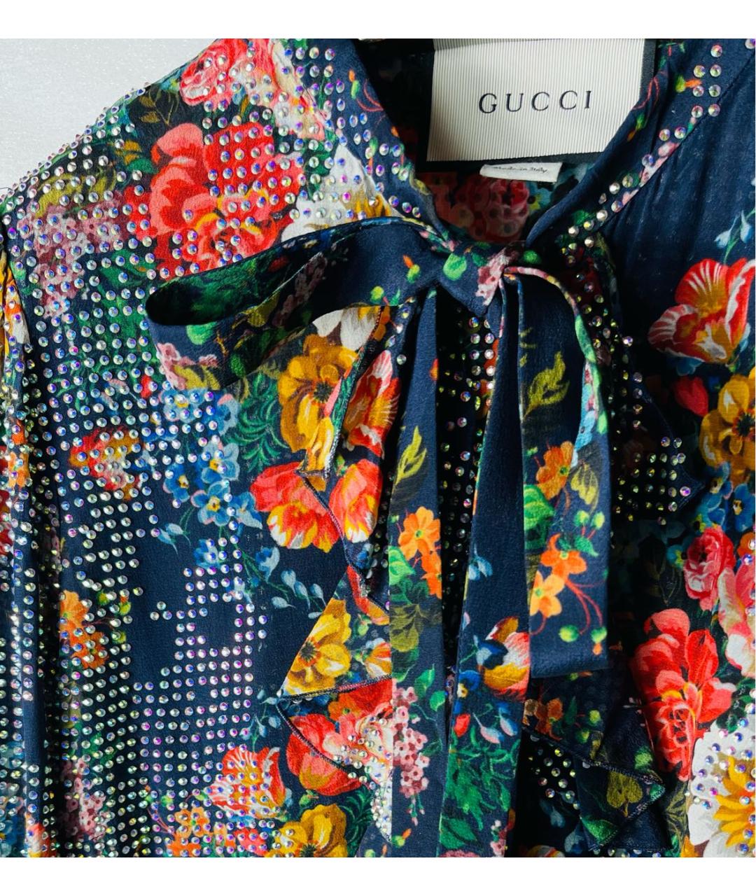 GUCCI Шелковая блузы, фото 3