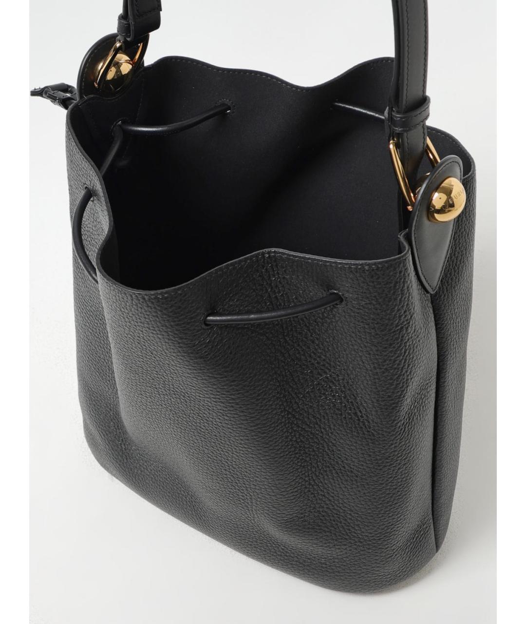 FURLA Черная кожаная сумка через плечо, фото 3