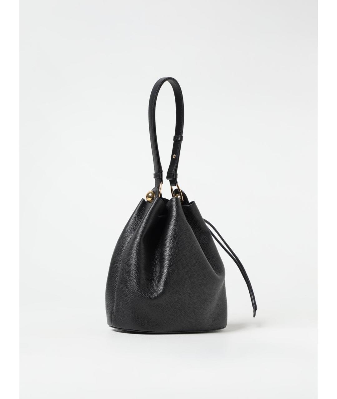 FURLA Черная кожаная сумка через плечо, фото 2
