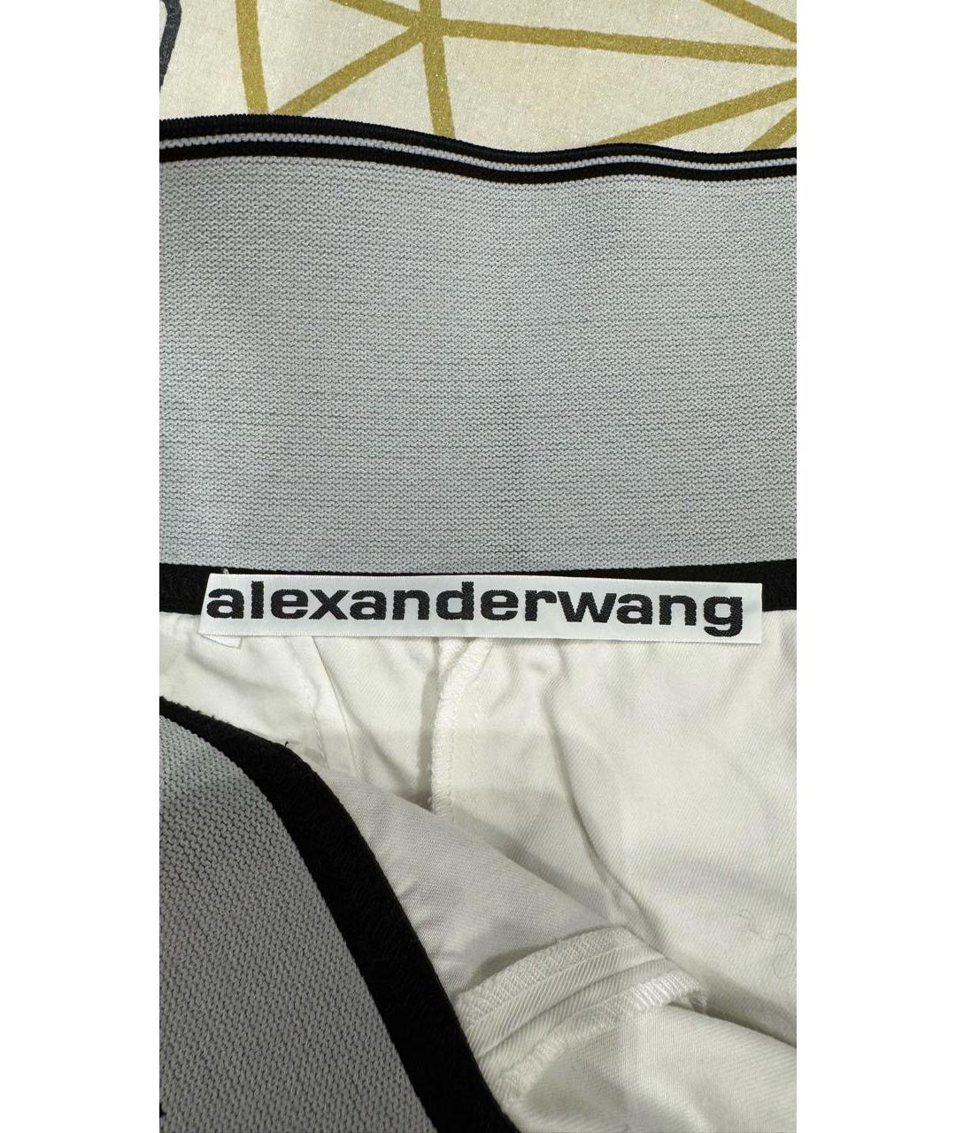 ALEXANDER WANG Белые хлопковые шорты, фото 5