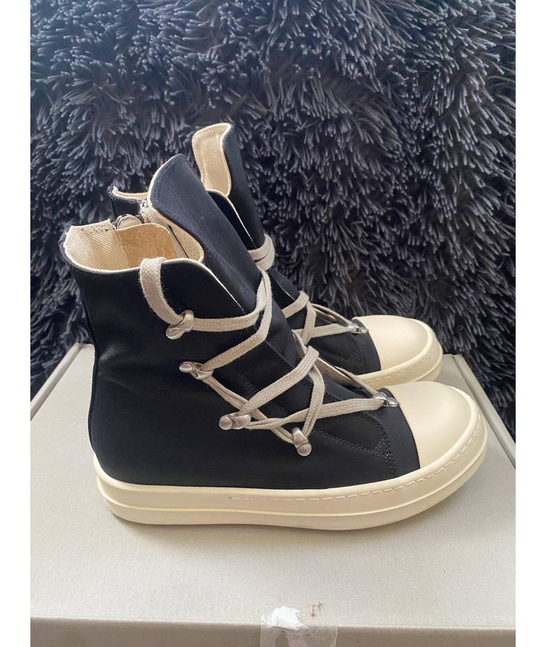 RICK OWENS DRKSHDW Черные кеды, фото 8