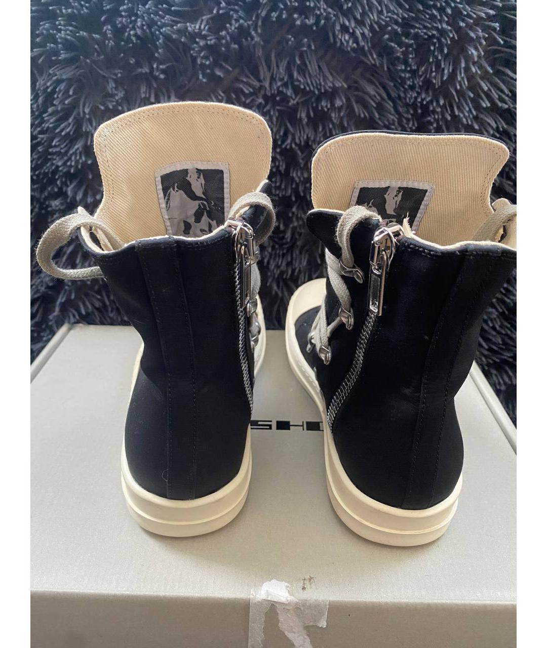 RICK OWENS DRKSHDW Черные кеды, фото 4