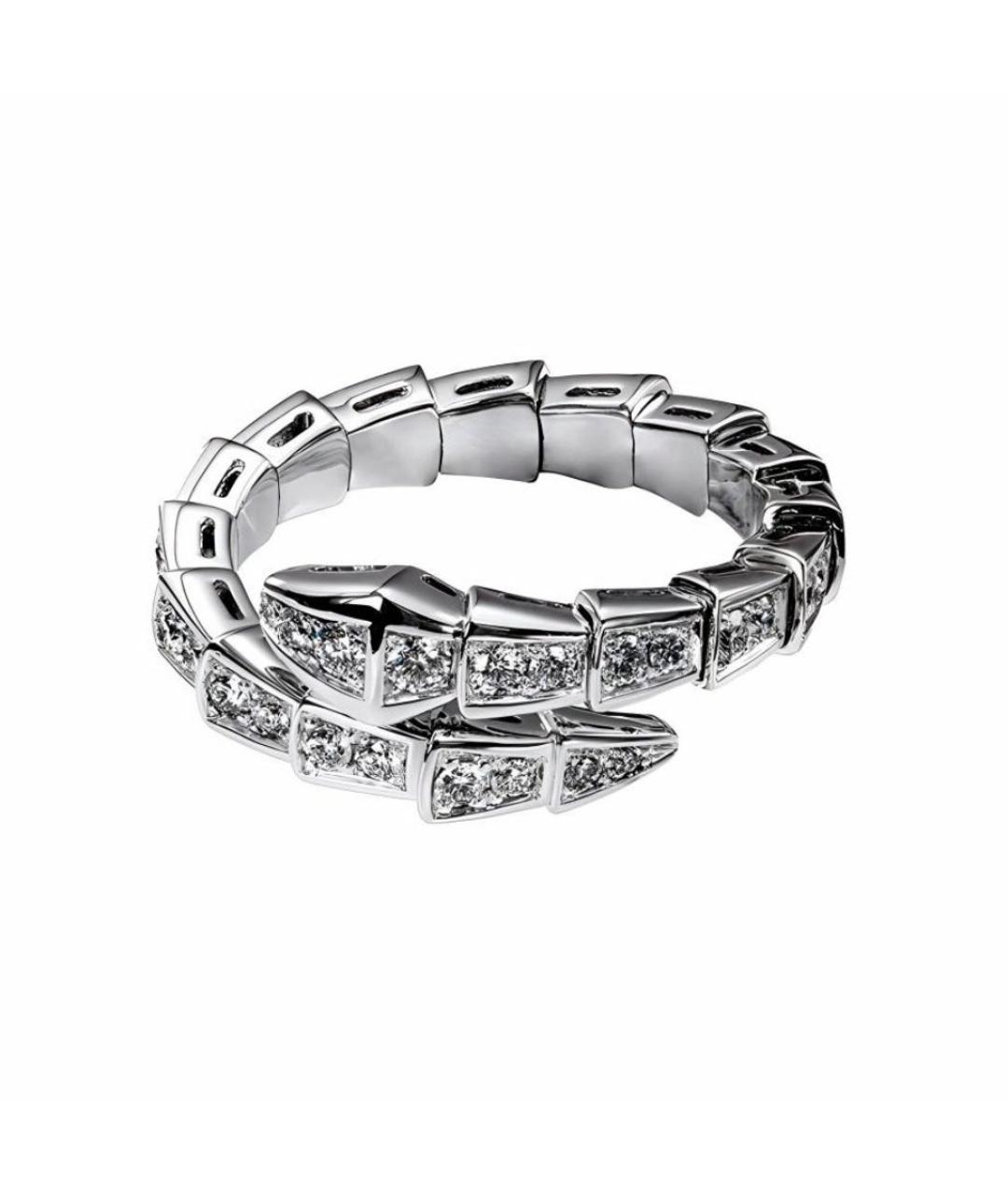 BVLGARI Серебряное кольцо из белого золота, фото 1