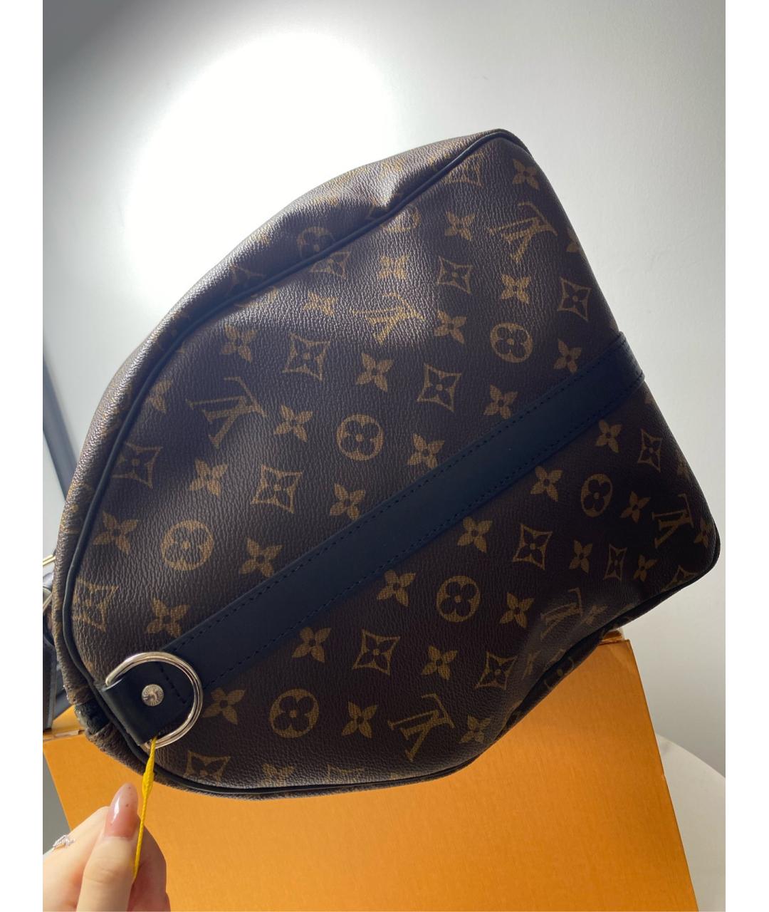 LOUIS VUITTON Коричневая дорожная/спортивная сумка из искусственной кожи, фото 3