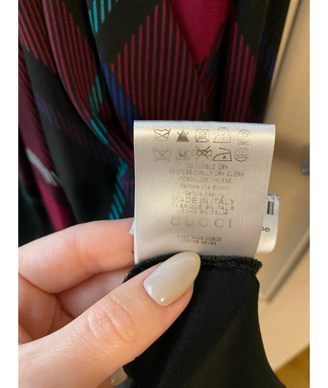 GUCCI Мульти вискозное платье, фото 7