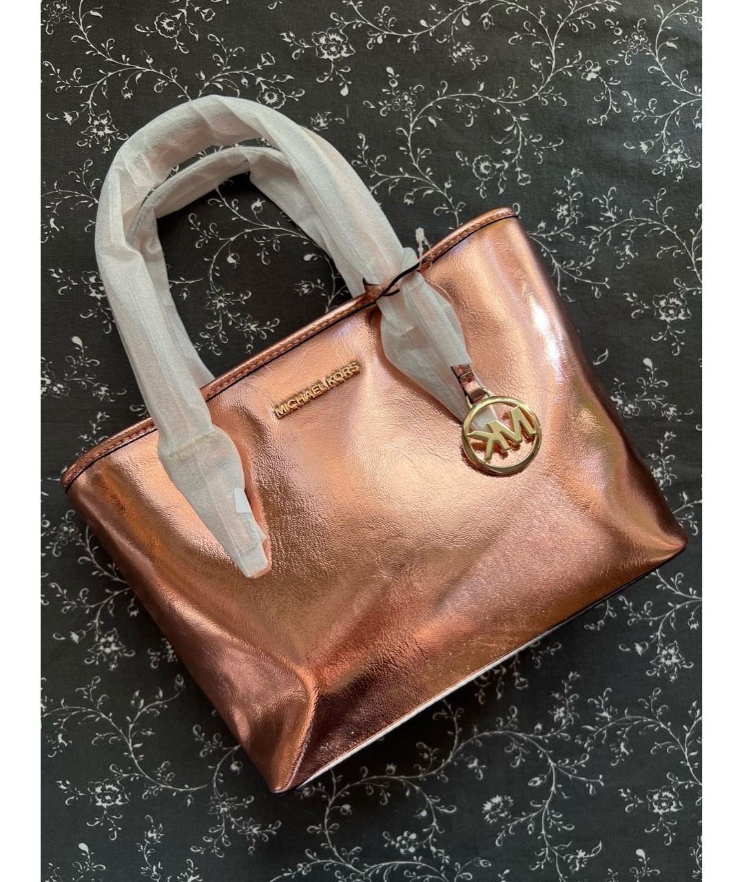 MICHAEL KORS Розовая сумка с короткими ручками, фото 2