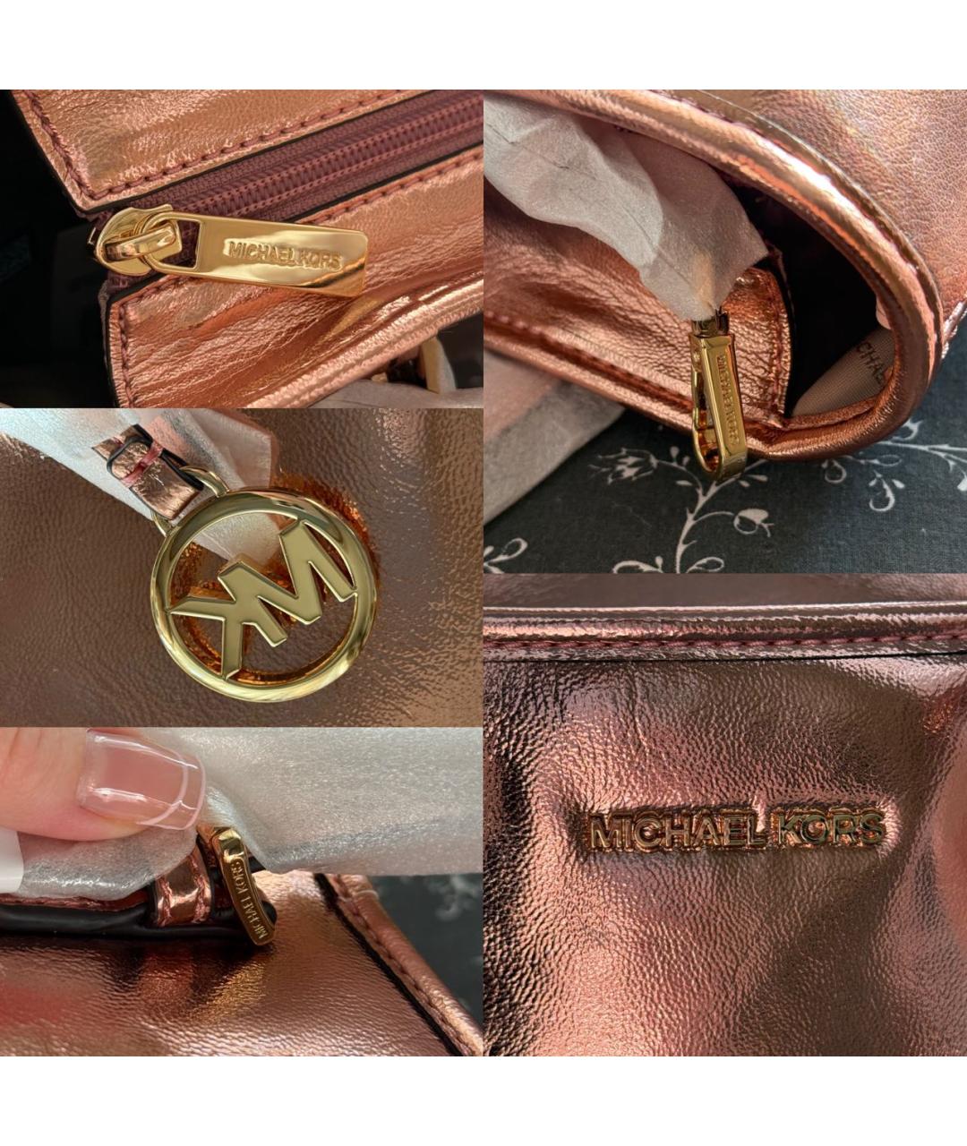 MICHAEL KORS Розовая сумка с короткими ручками, фото 5