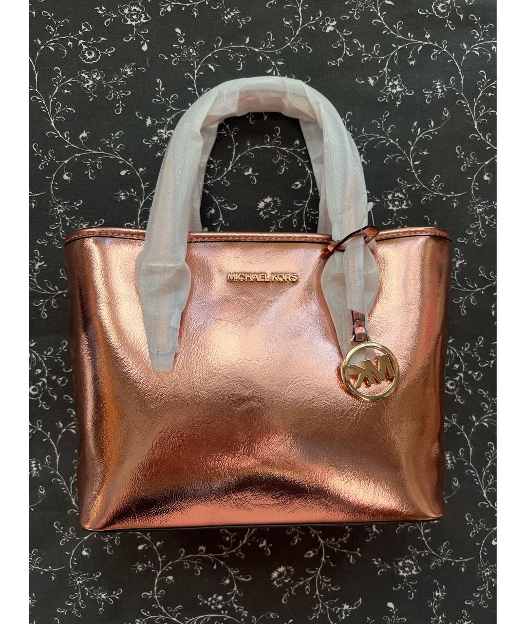 MICHAEL KORS Розовая сумка с короткими ручками, фото 9