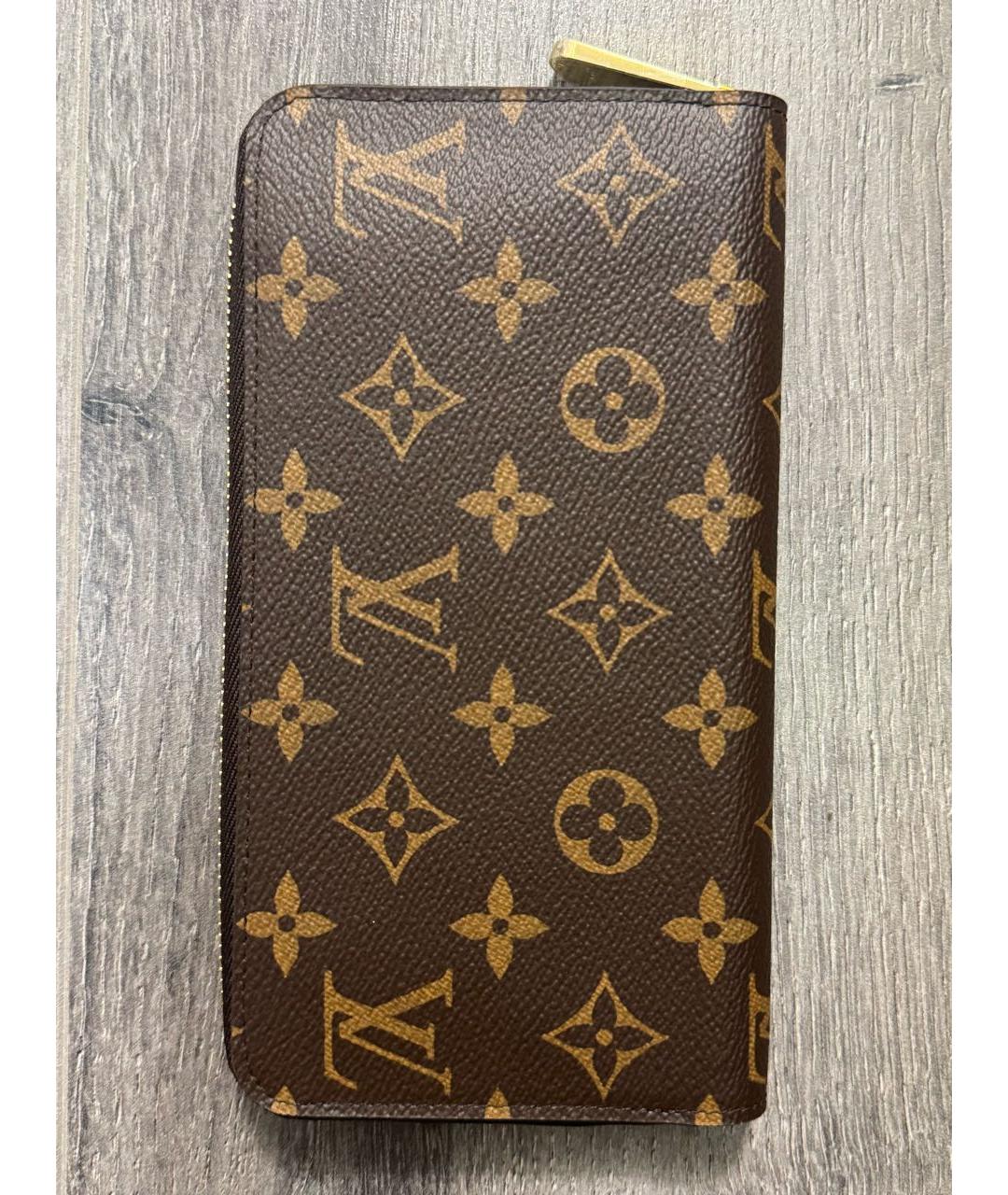 LOUIS VUITTON Коричневый кошелек, фото 2