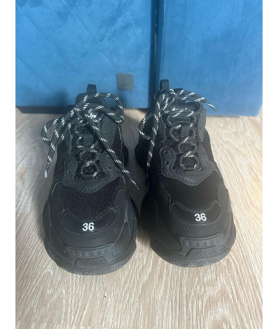 BALENCIAGA Черные кроссовки, фото 2