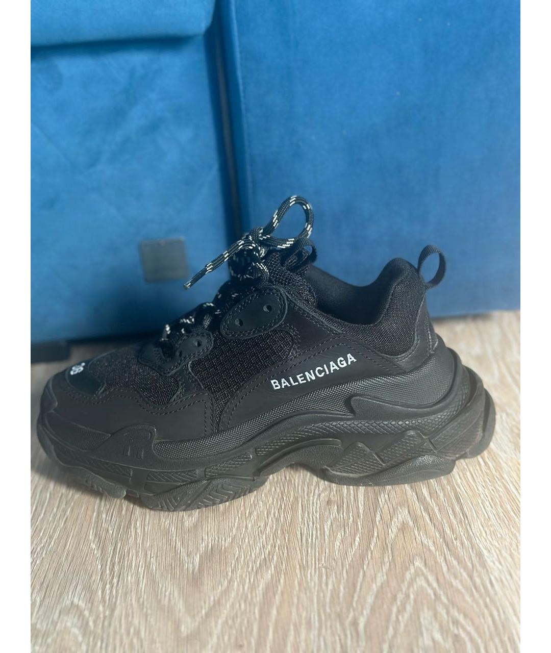 BALENCIAGA Черные кроссовки, фото 5