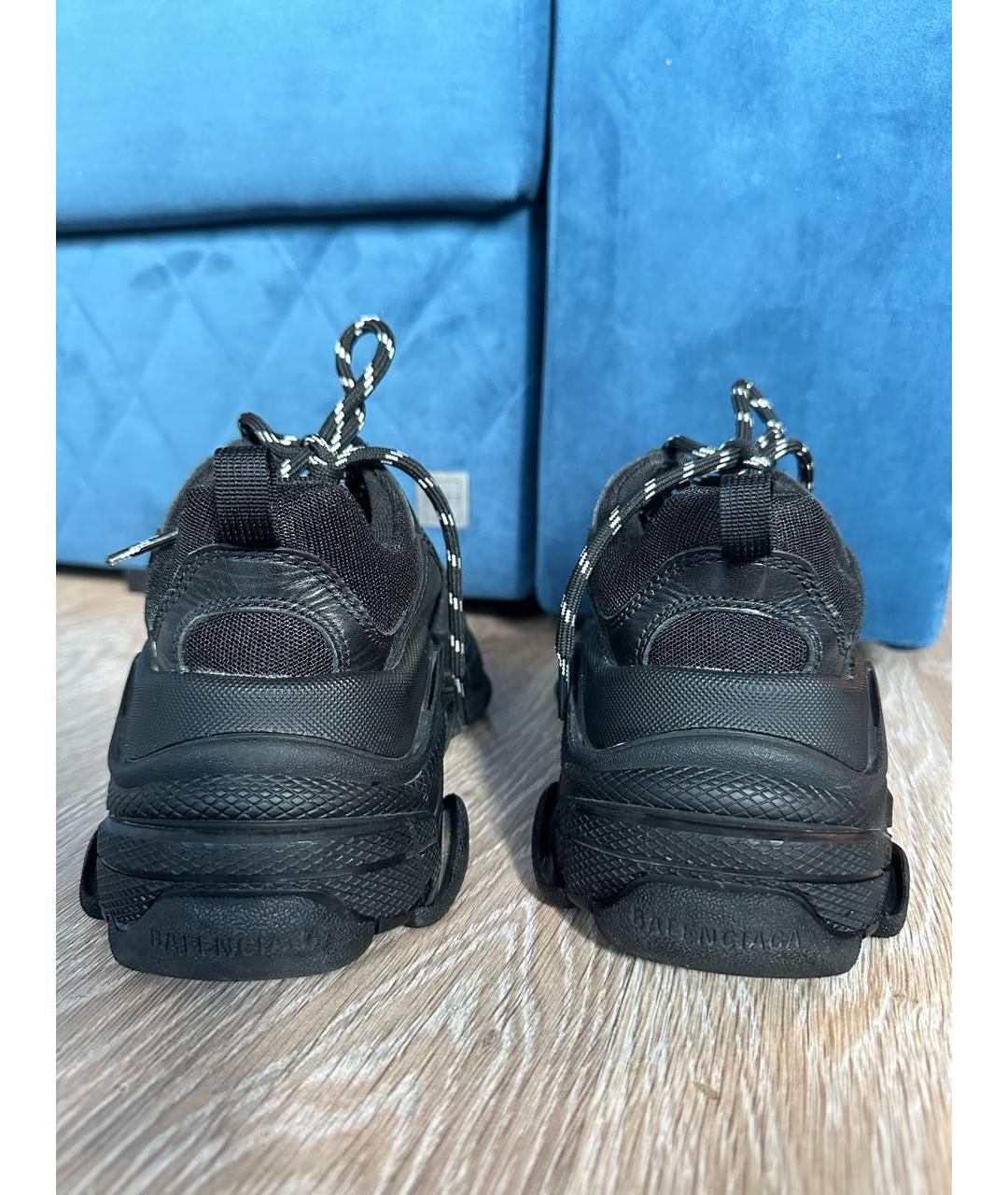 BALENCIAGA Черные кроссовки, фото 4