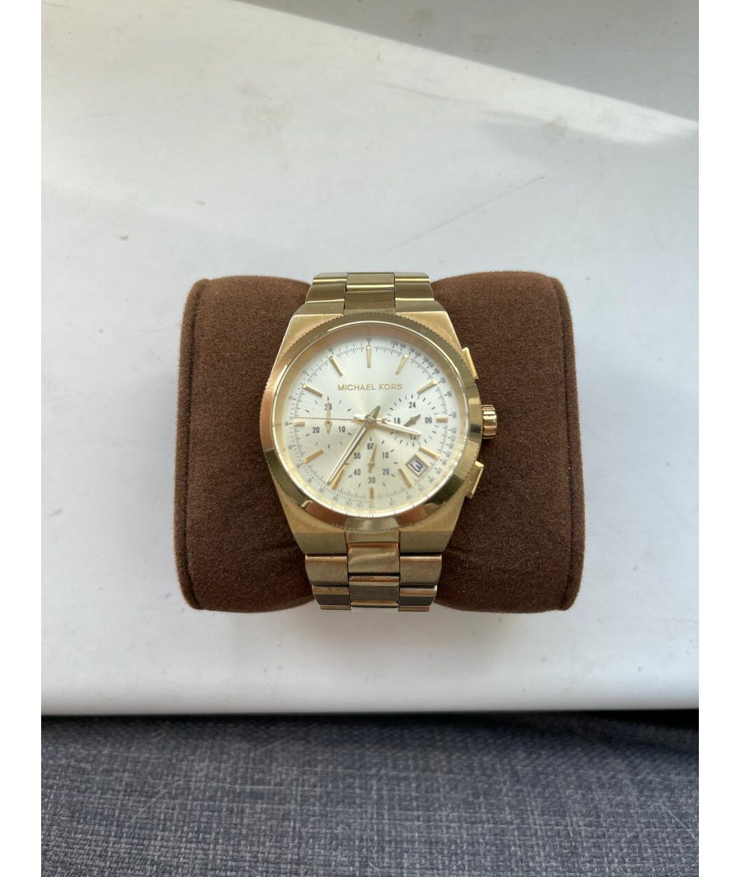 MICHAEL MICHAEL KORS Золотые часы, фото 5