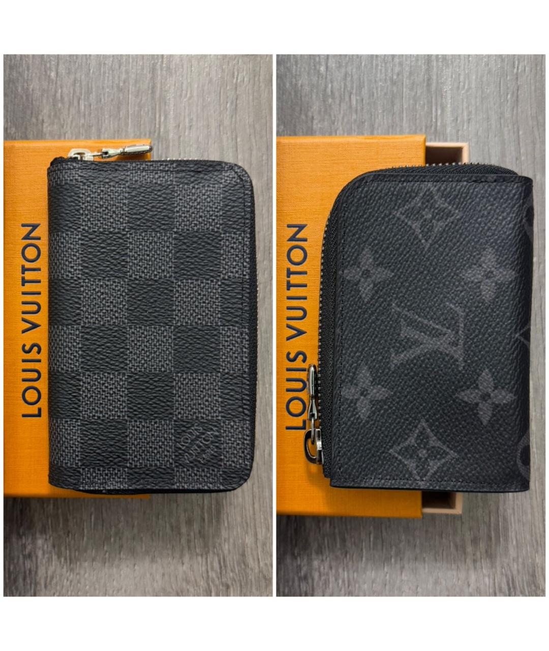 LOUIS VUITTON Черная ключница, фото 7