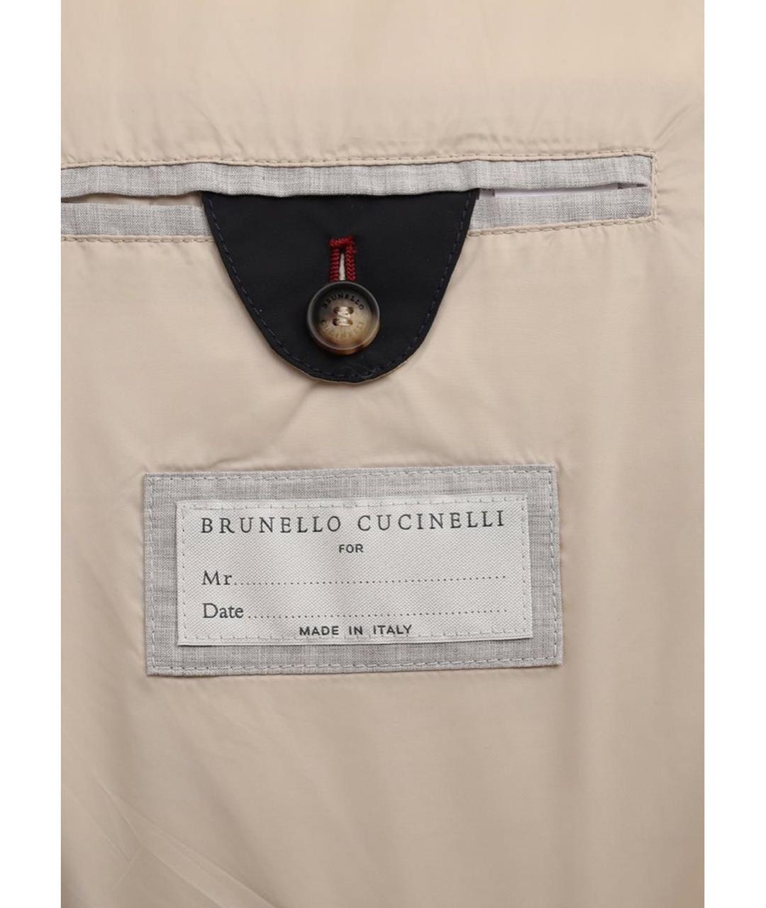 BRUNELLO CUCINELLI Темно-синяя куртка, фото 6