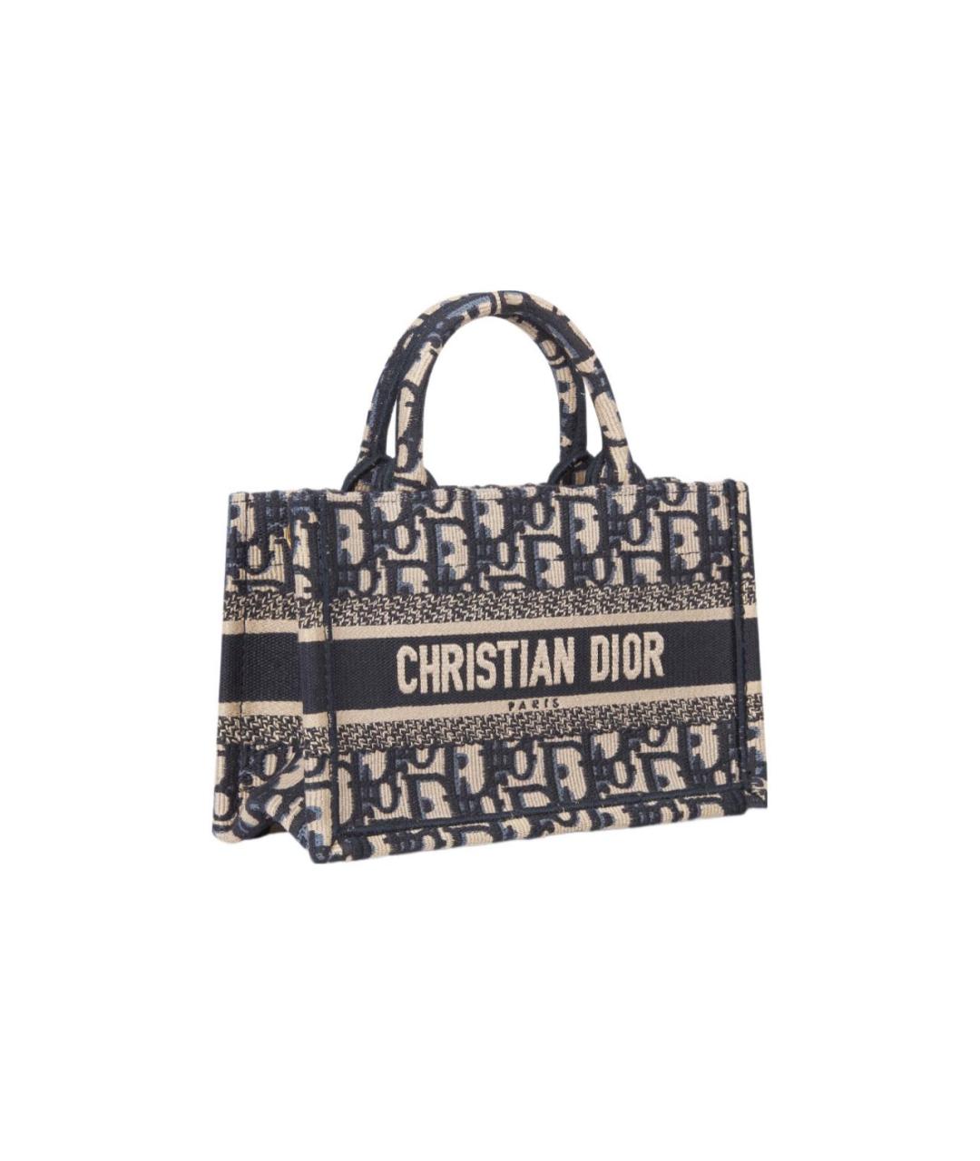 CHRISTIAN DIOR Тканевая сумка с короткими ручками, фото 2