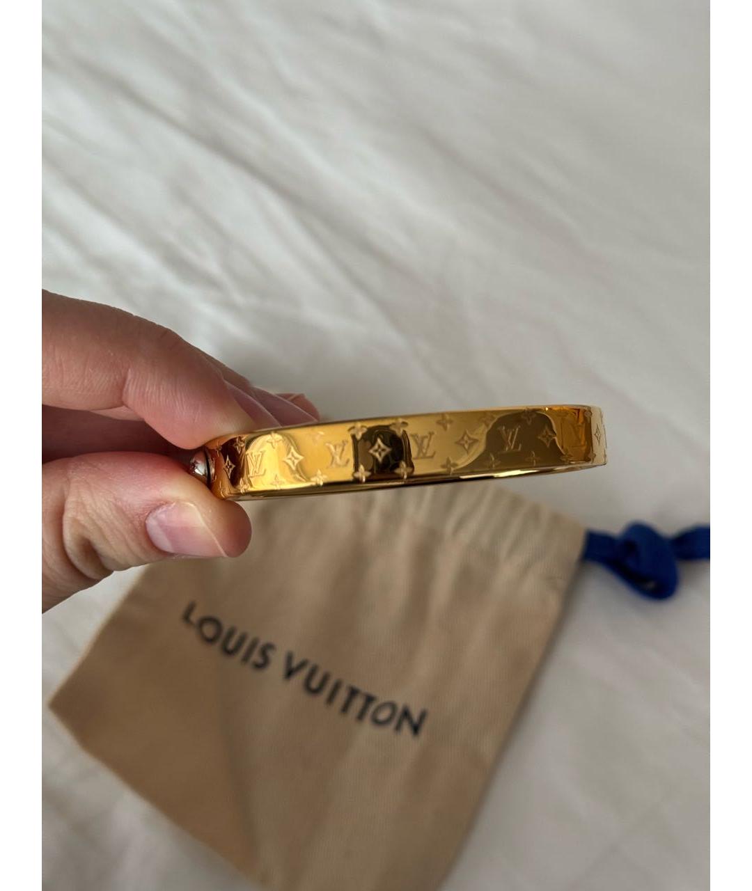 LOUIS VUITTON Золотой карбоновый браслет, фото 8