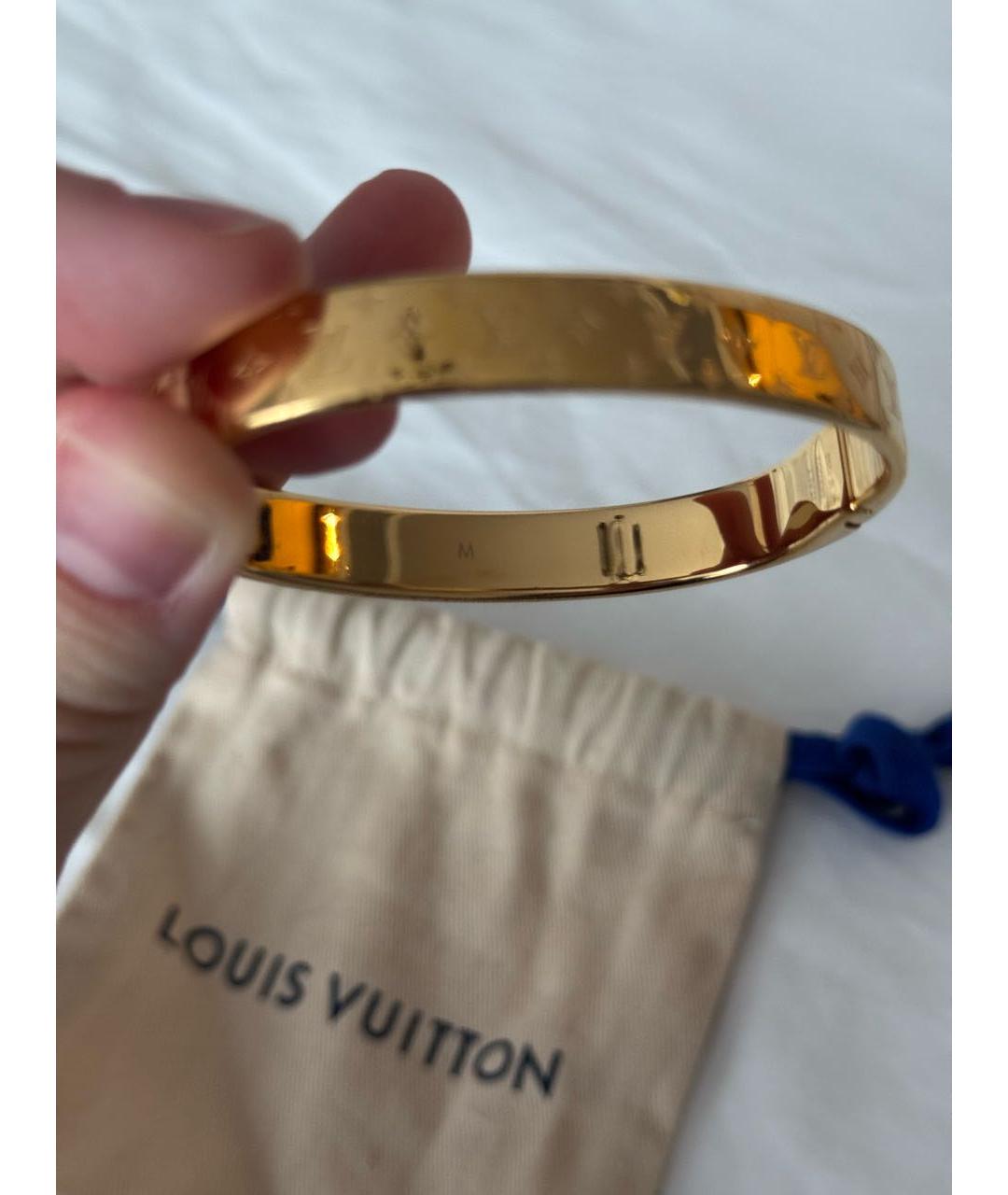 LOUIS VUITTON Золотой карбоновый браслет, фото 5