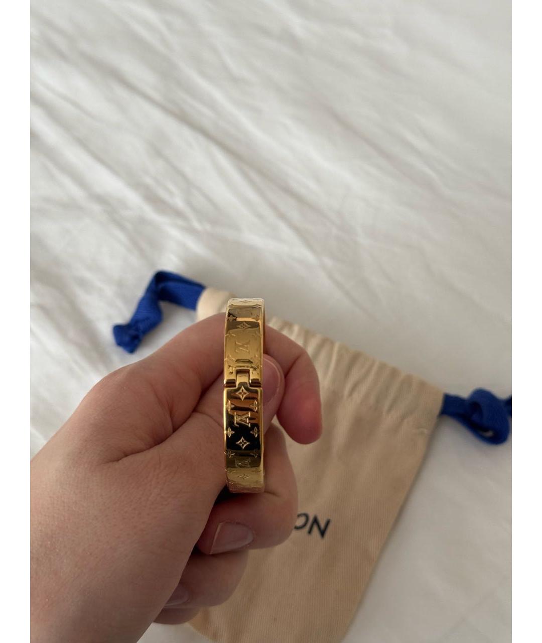 LOUIS VUITTON Золотой карбоновый браслет, фото 4