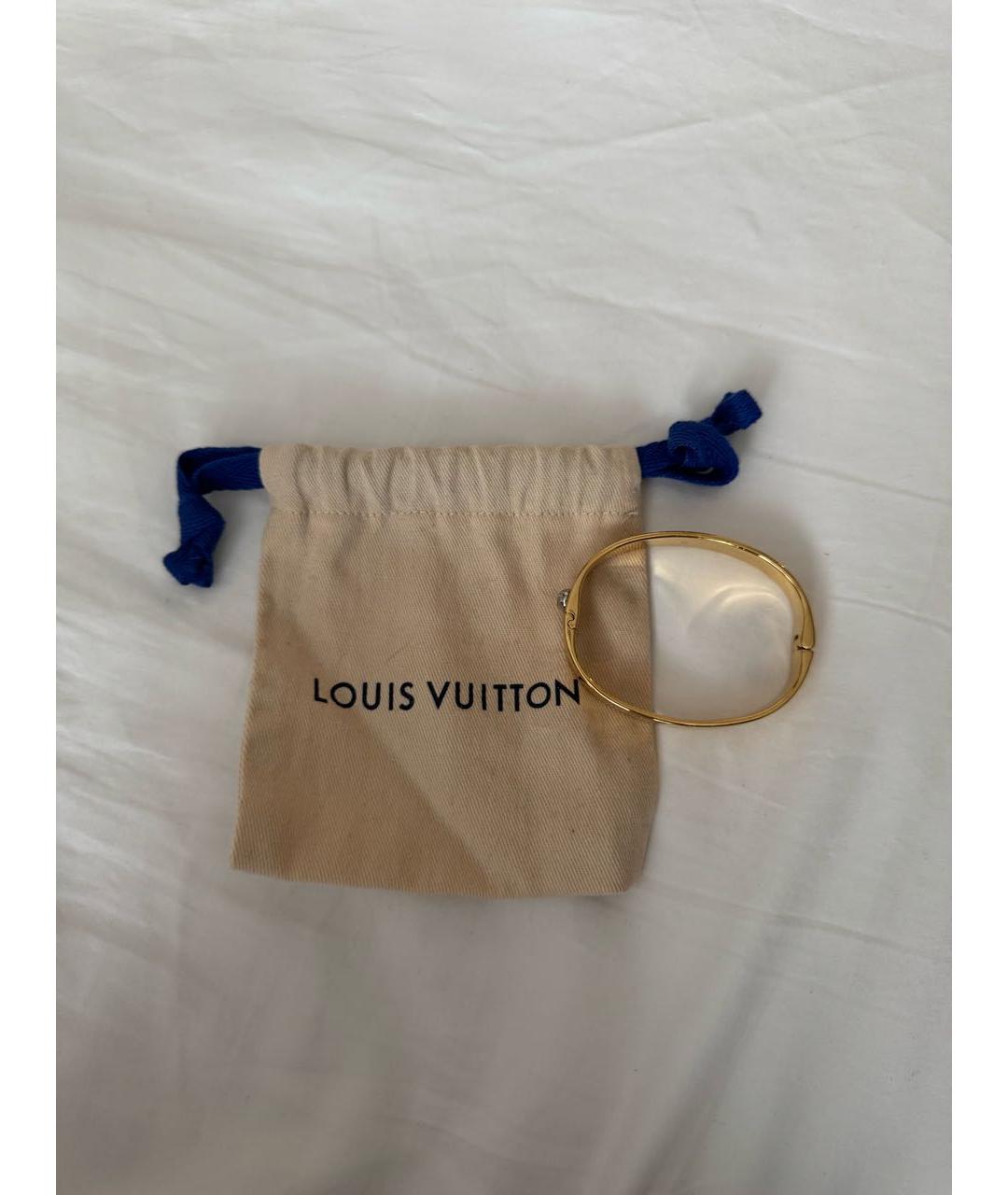 LOUIS VUITTON Золотой карбоновый браслет, фото 2