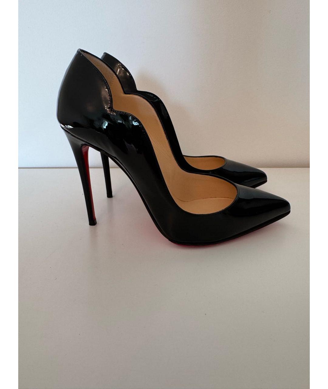 CHRISTIAN LOUBOUTIN Черные туфли из лакированной кожи, фото 8