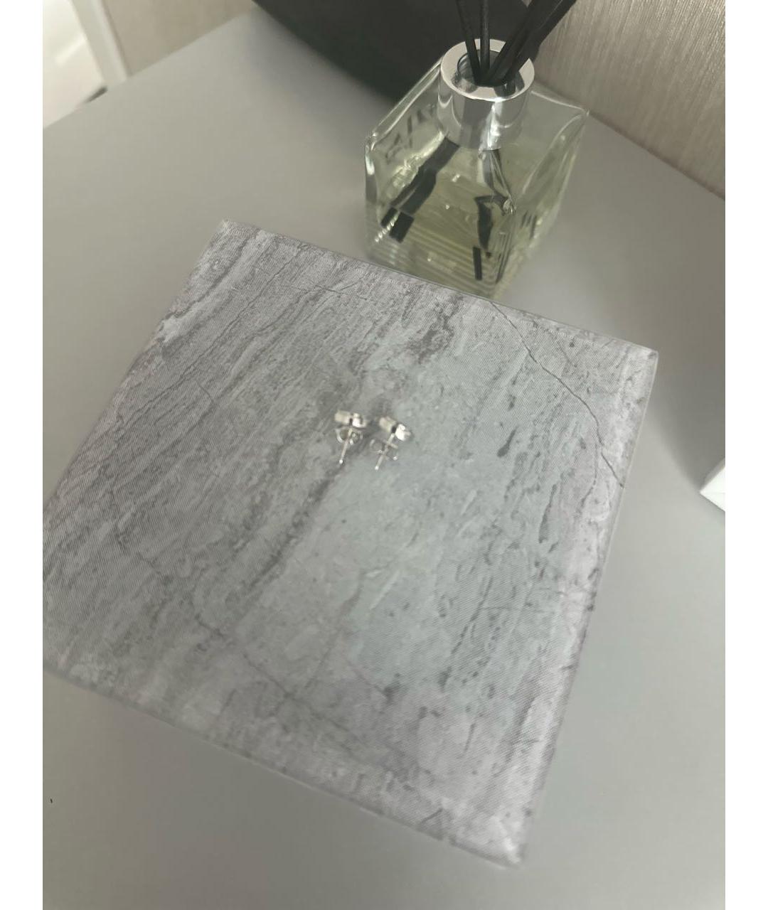 TIFFANY&CO Голубые серьги из белого золота, фото 3