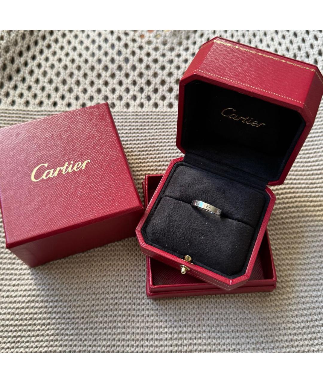 CARTIER Белое кольцо из белого золота, фото 3