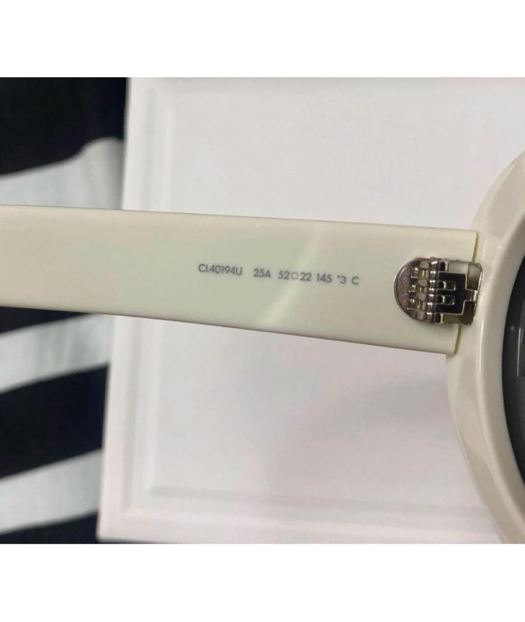 CELINE Белые солнцезащитные очки, фото 5