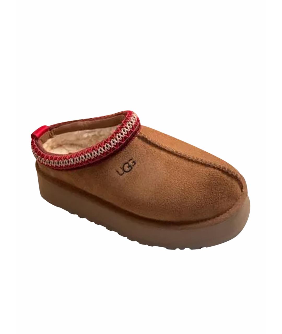 UGG AUSTRALIA Коричневые замшевые ботинки, фото 1