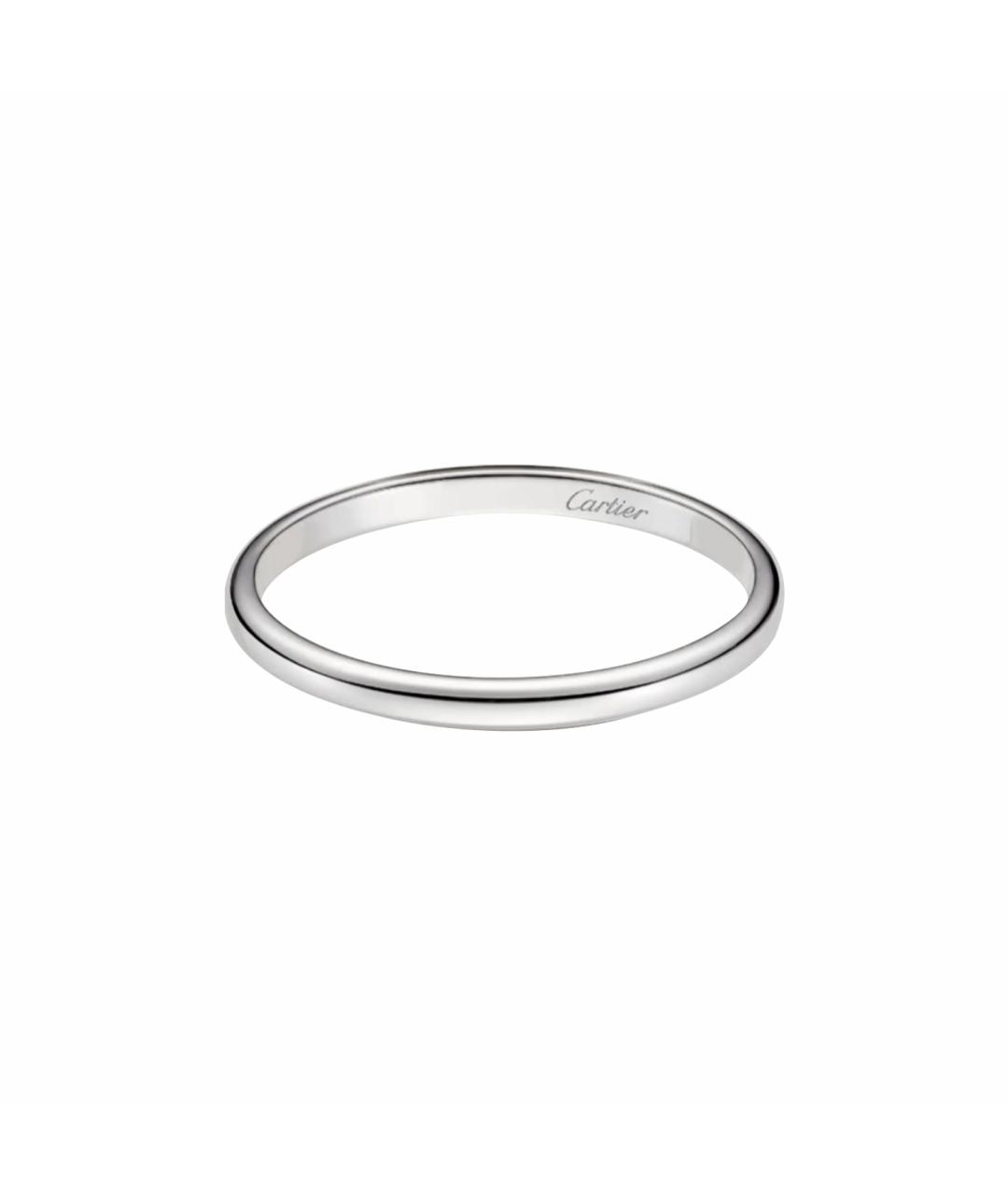CARTIER Серебряное платиновое кольцо, фото 1