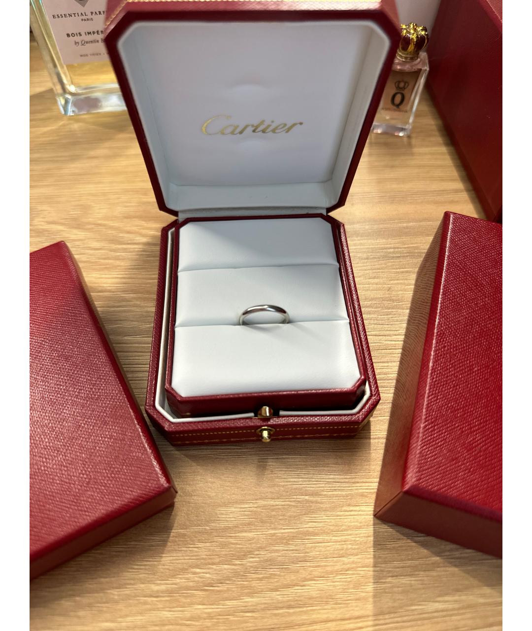 CARTIER Серебряное платиновое кольцо, фото 2