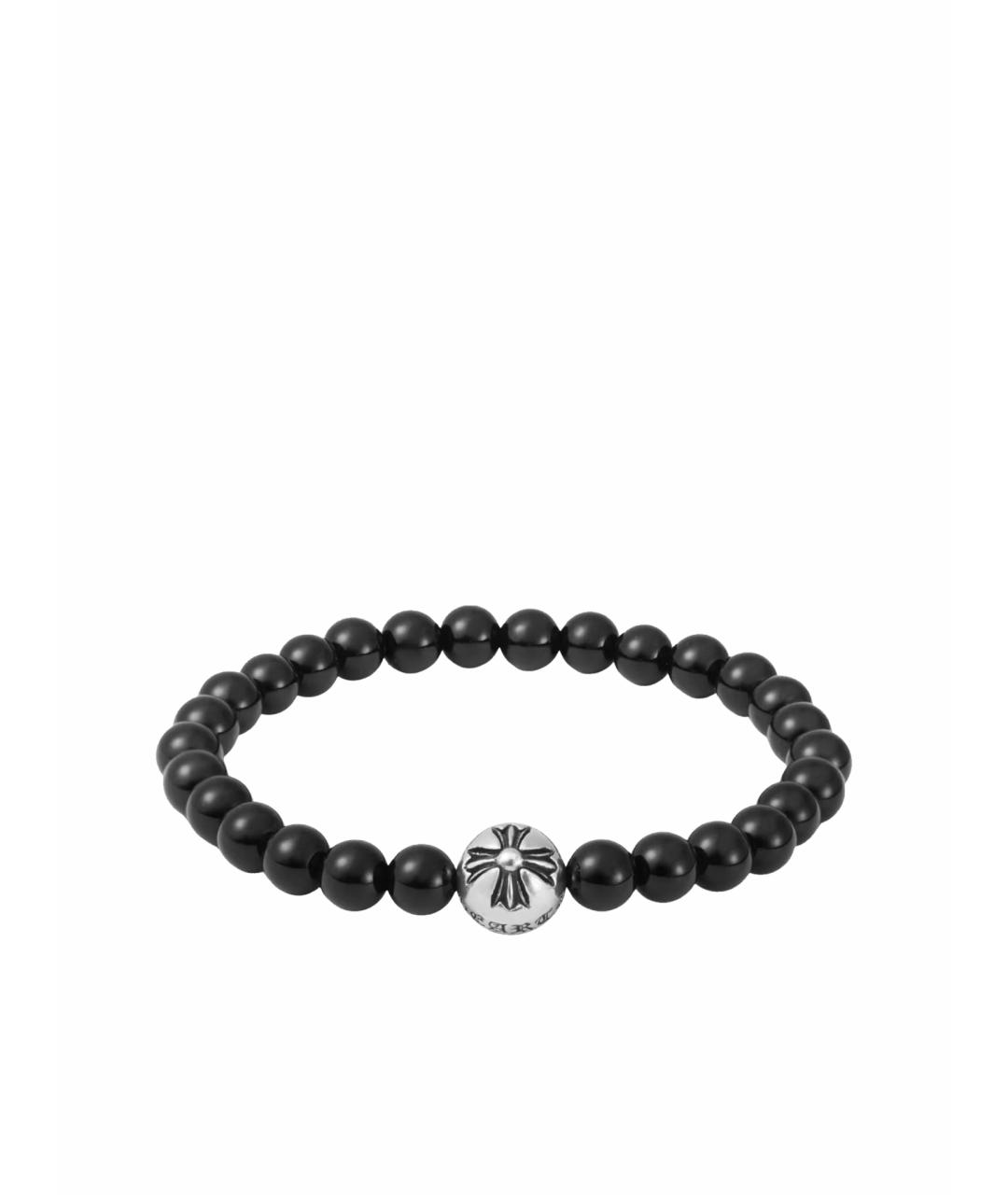 CHROME HEARTS Черный серебряный браслет, фото 1