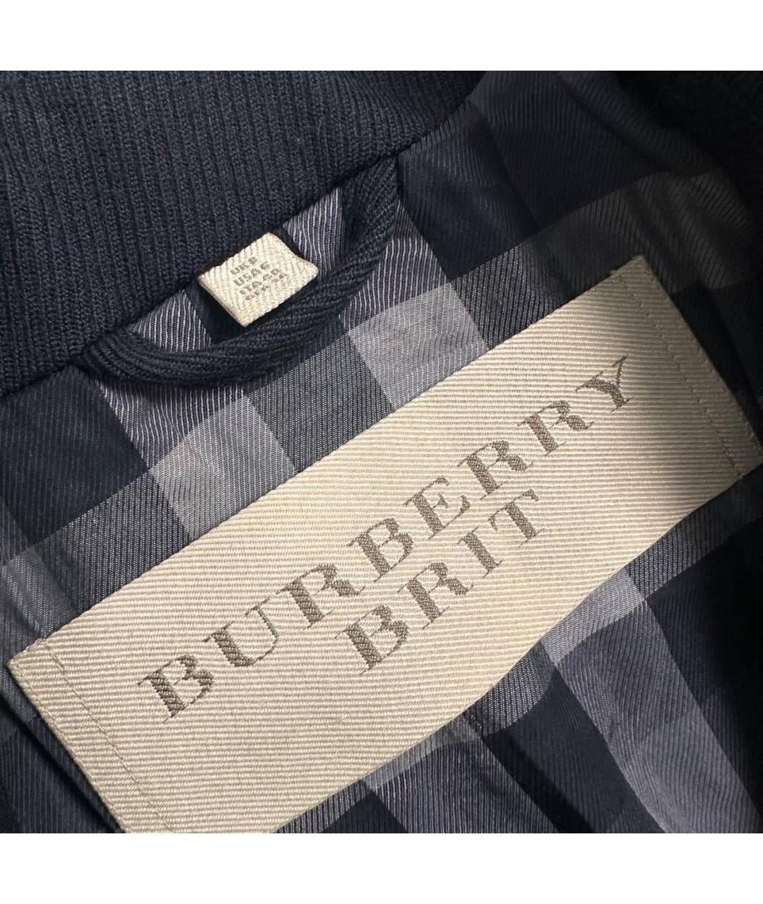 BURBERRY Черное пальто, фото 3