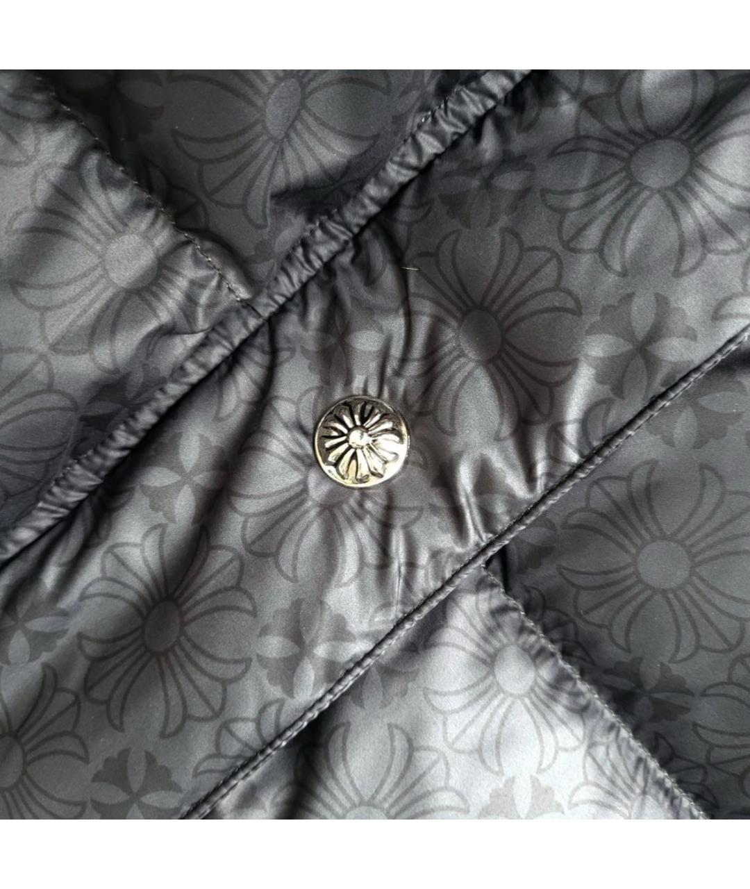 CHROME HEARTS Черная полиэстеровая куртка, фото 5