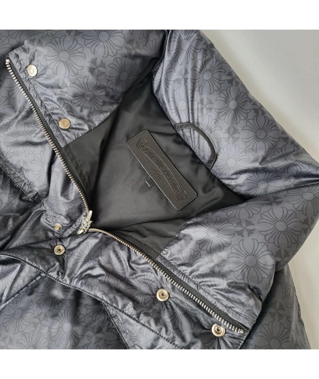 CHROME HEARTS Черная полиэстеровая куртка, фото 4