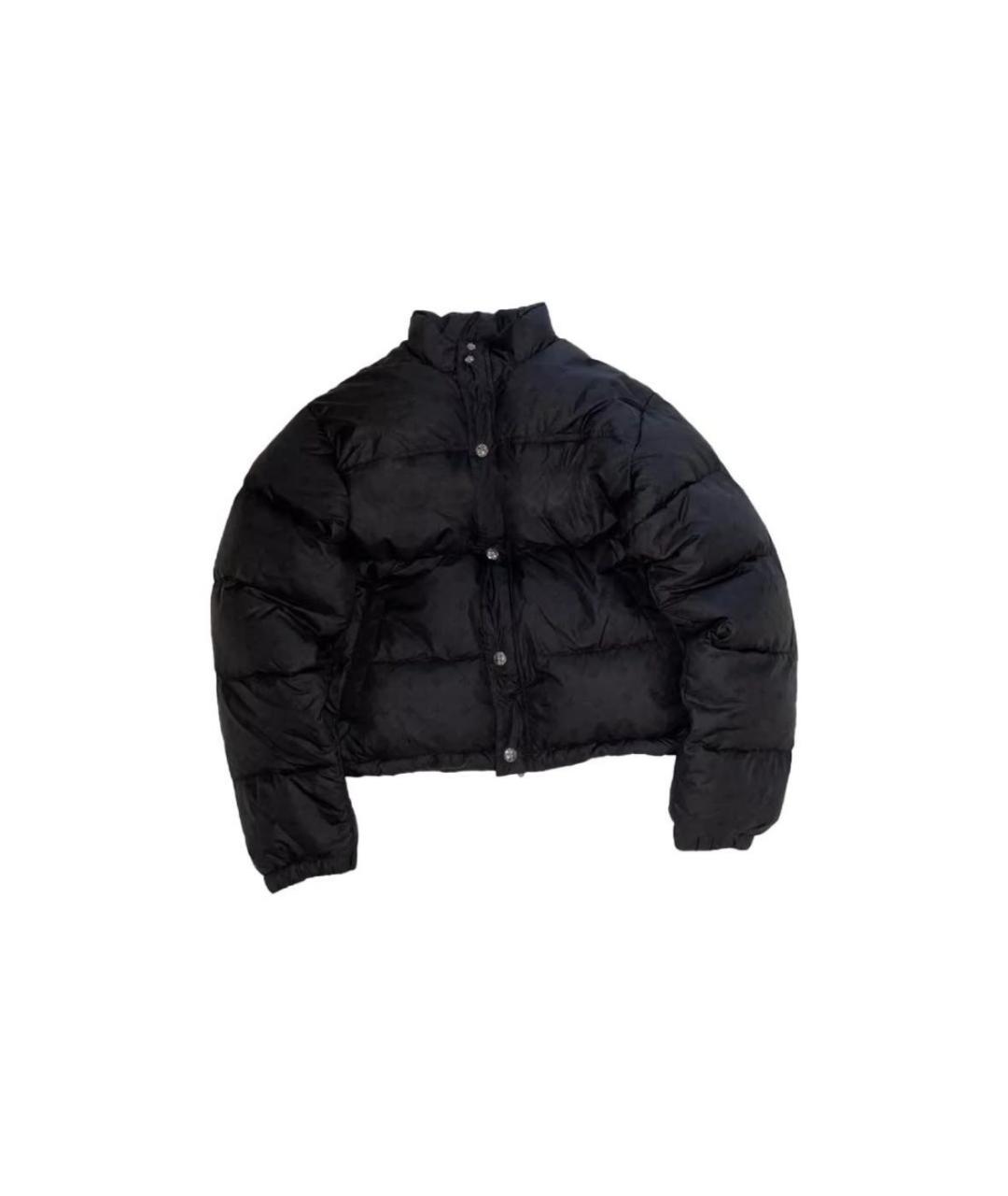 CHROME HEARTS Черный полиэстеровый пуховик, фото 8