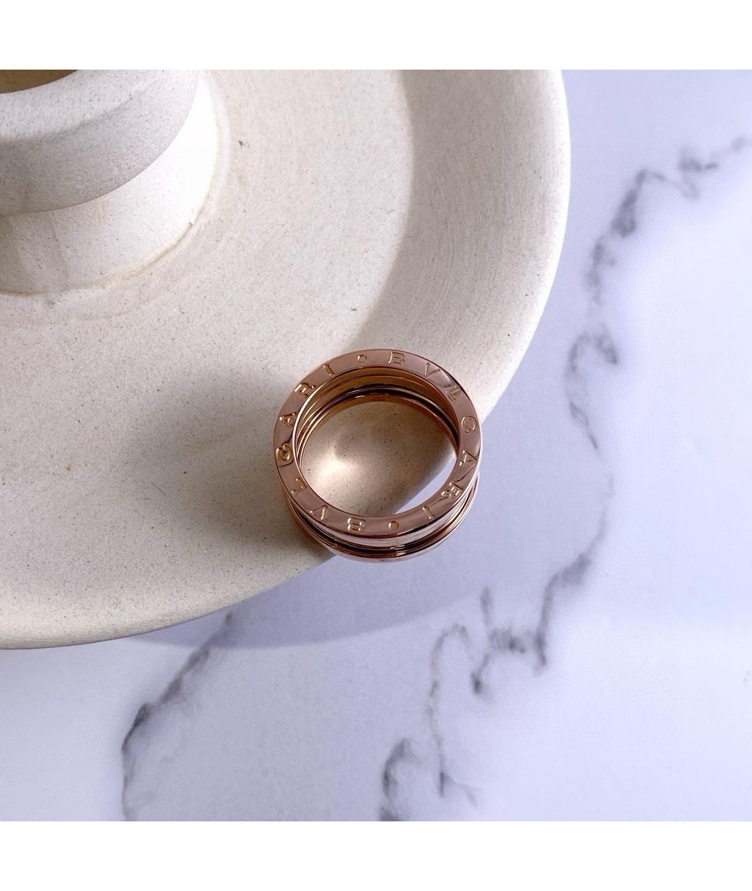 BVLGARI Розовое кольцо из розового золота, фото 3