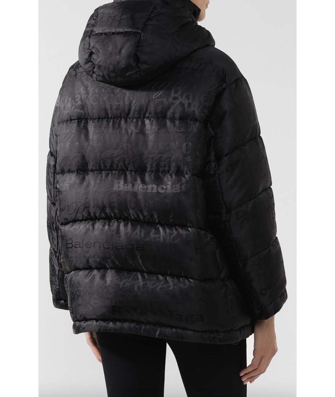 BALENCIAGA Черная полиэстеровая куртка, фото 6