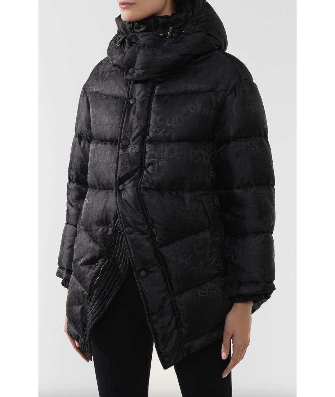 BALENCIAGA Черная полиэстеровая куртка, фото 5