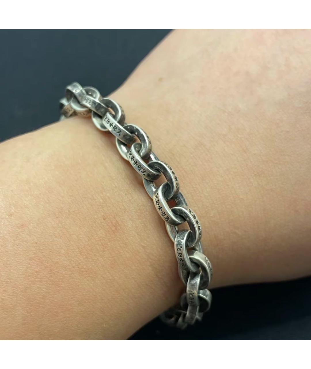 CHROME HEARTS Серебрянный серебряный браслет, фото 4