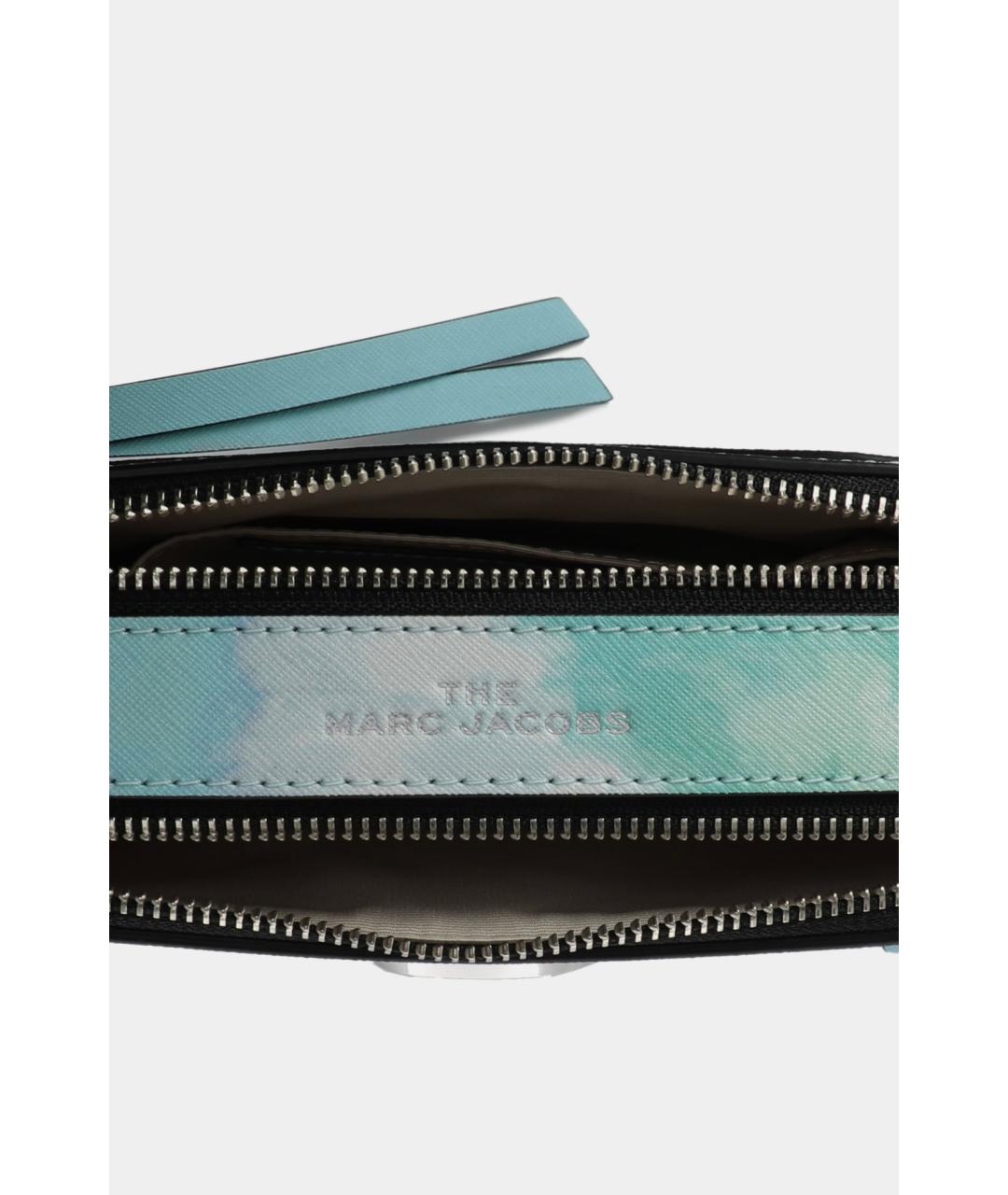 MARC JACOBS Бирюзовая кожаная сумка через плечо, фото 4