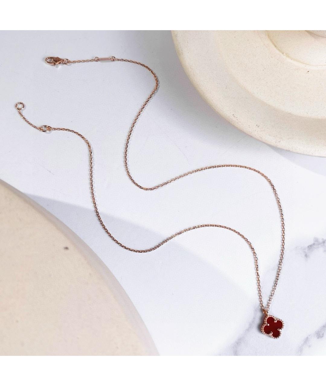 VAN CLEEF & ARPELS Красная подвеска из розового золота, фото 5