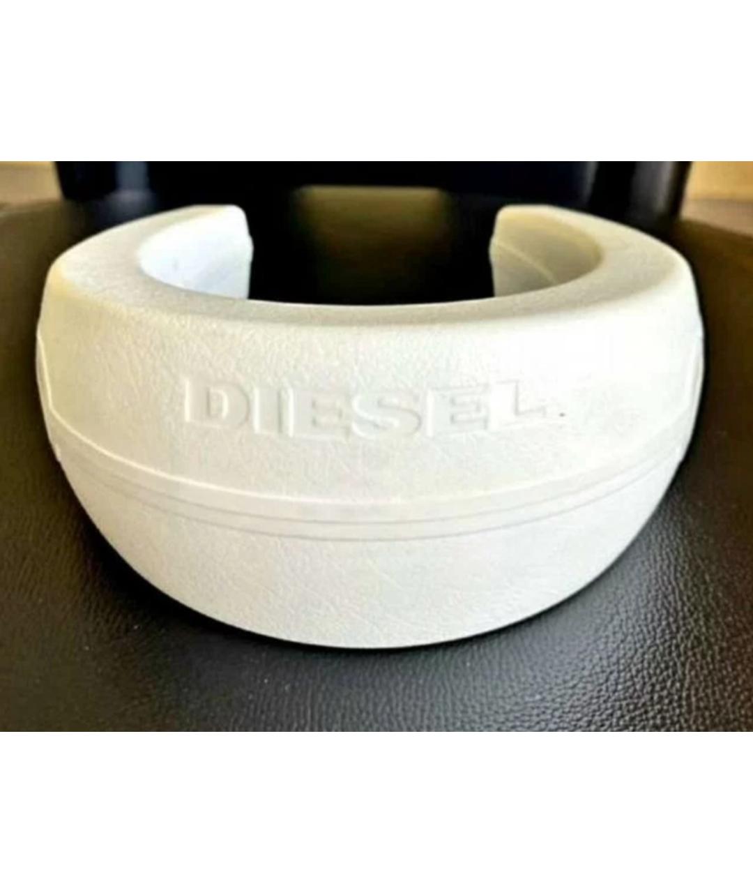 DIESEL Серебряные пластиковые солнцезащитные очки, фото 4