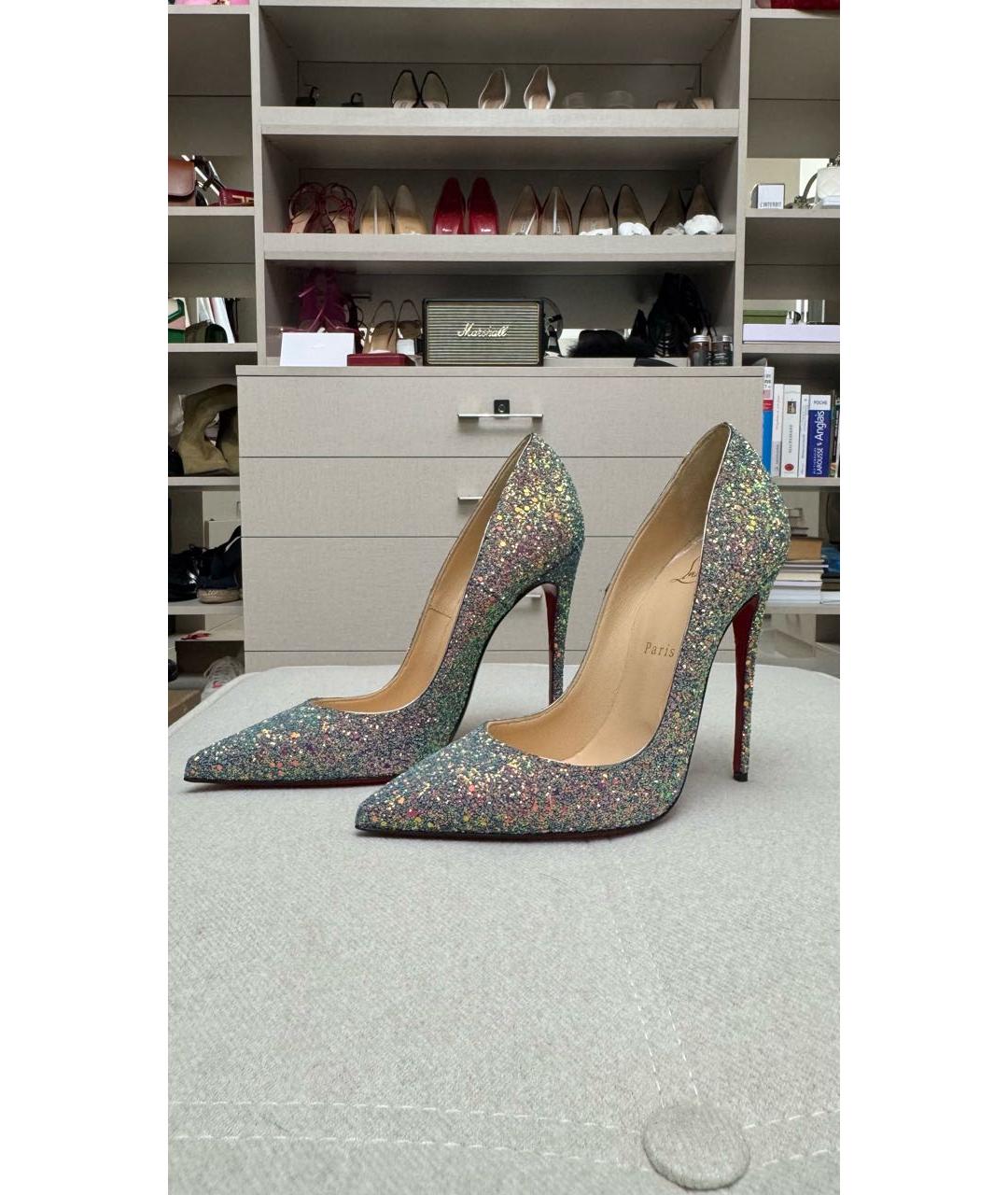 CHRISTIAN LOUBOUTIN Фиолетовые туфли, фото 4