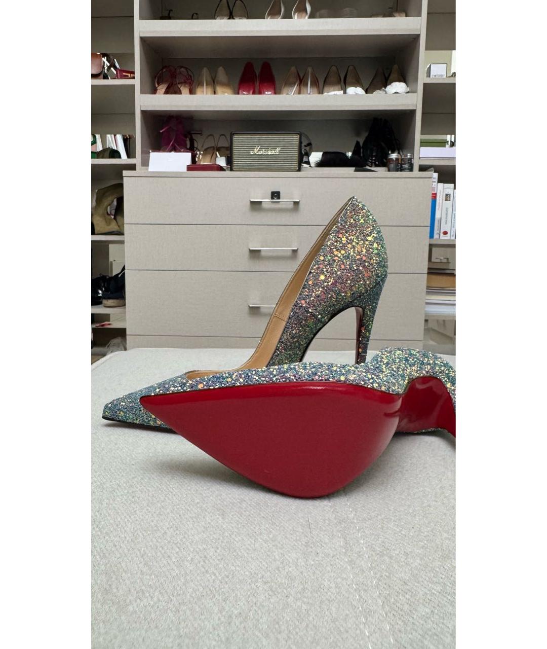CHRISTIAN LOUBOUTIN Фиолетовые туфли, фото 3