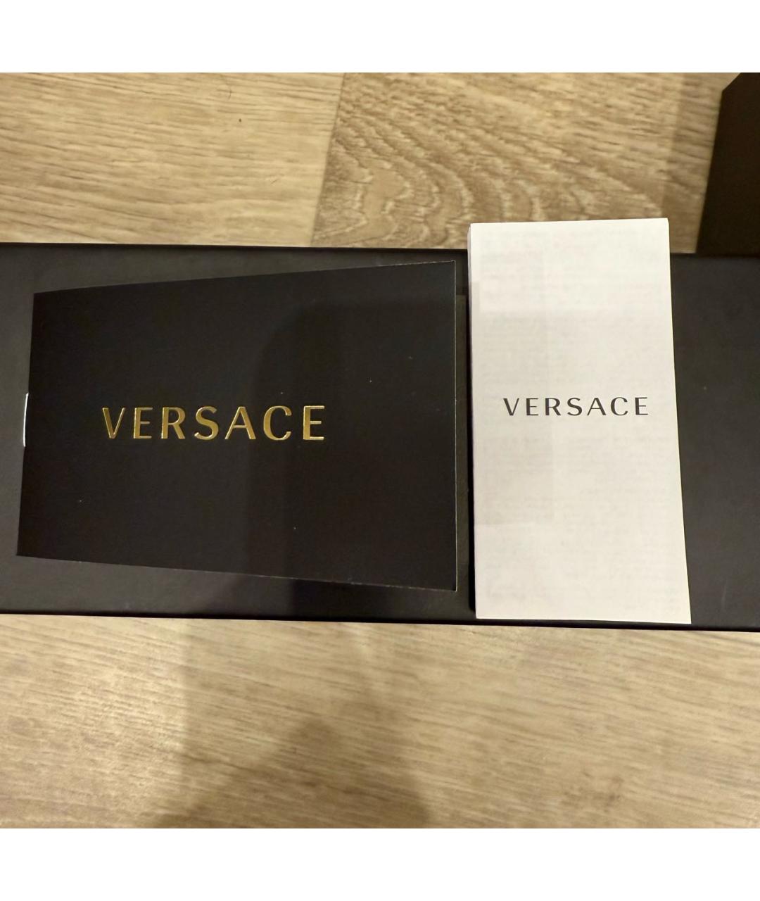 VERSACE Черные солнцезащитные очки, фото 5