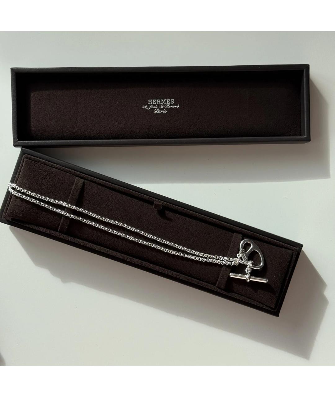HERMES Серебряная серебряная подвеска, фото 3