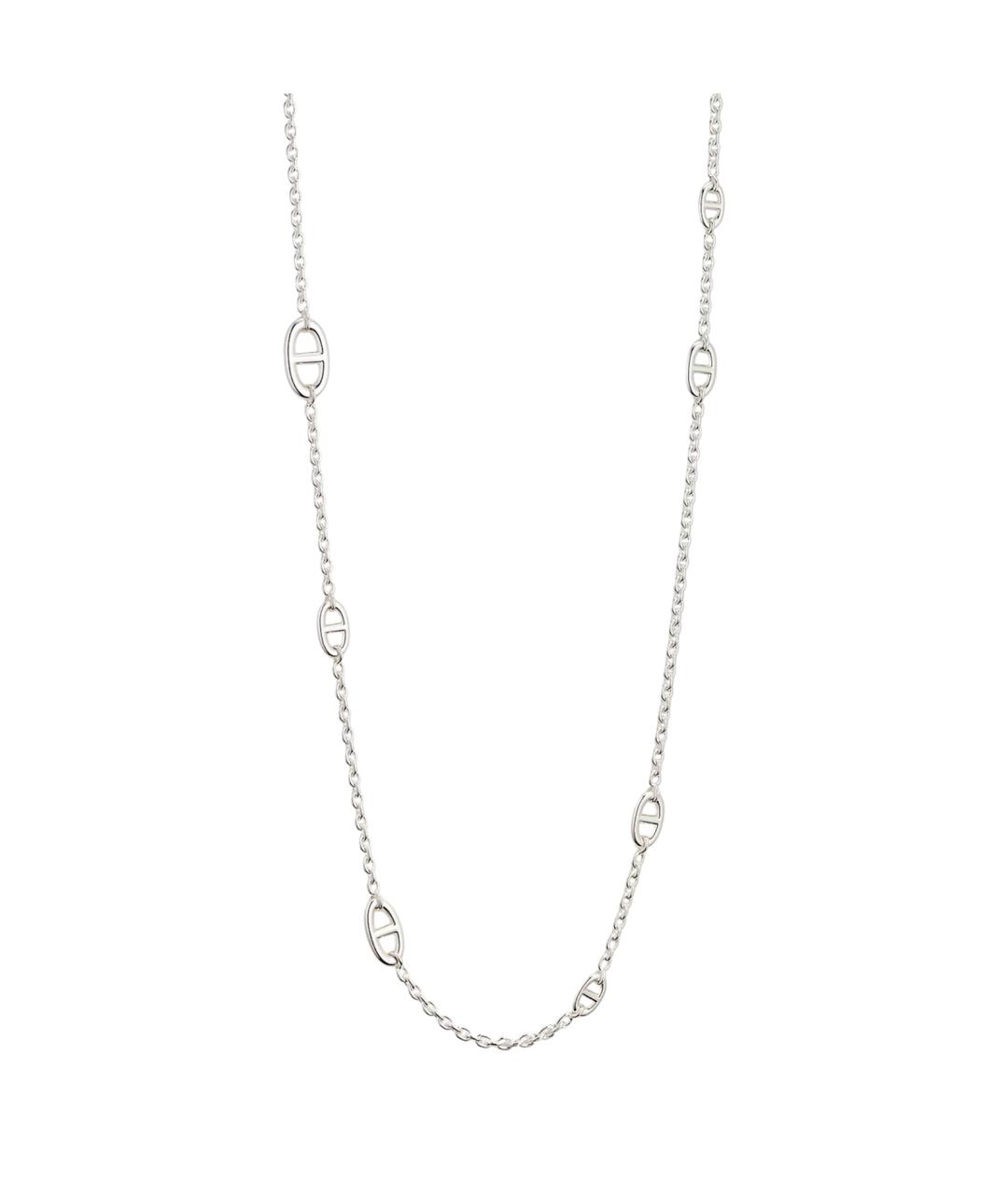 HERMES Серебряное серебряное колье, фото 6