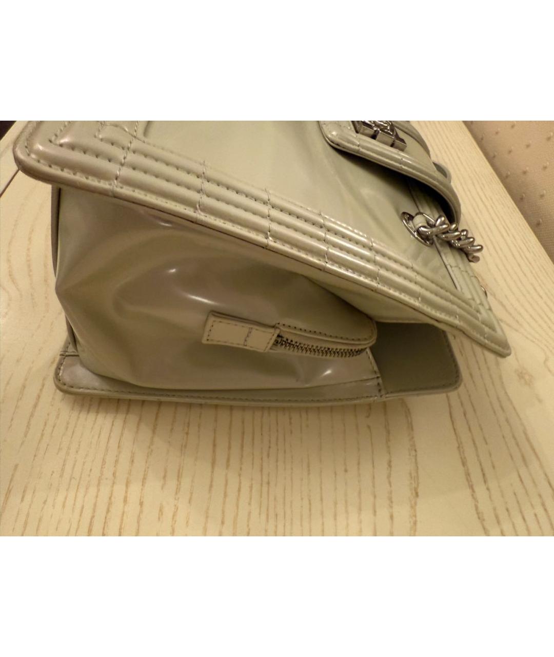 CHANEL Бежевая кожаная сумка тоут, фото 6